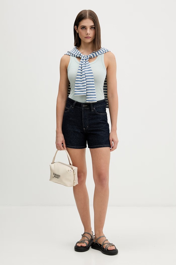 HUGO Blue top za žene s pamukom Damatank_B_1 50572293 zelena AW26
