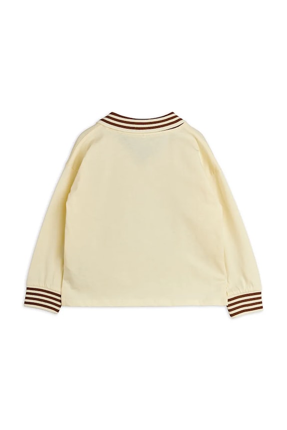 Chłopiec Mini Rodini longsleeve dziecięcy bawełniany PLAY 26620146 beżowy