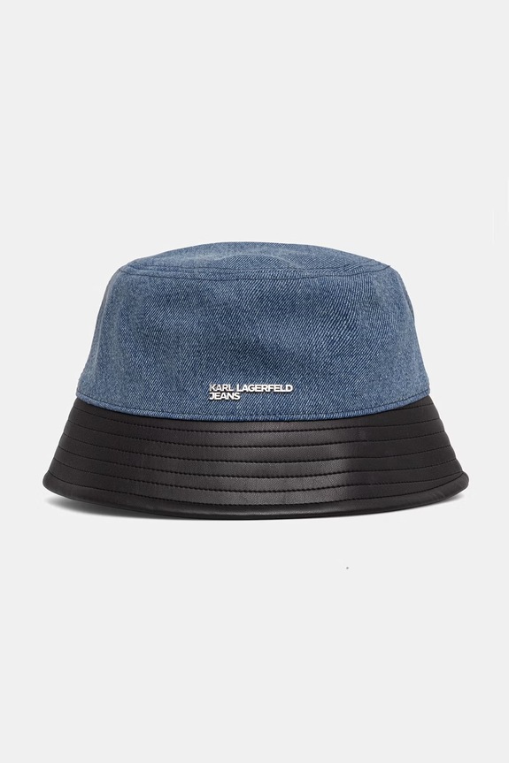 Karl Lagerfeld Jeans kapelusz bucket damski jeansowy niebieski B3W33052