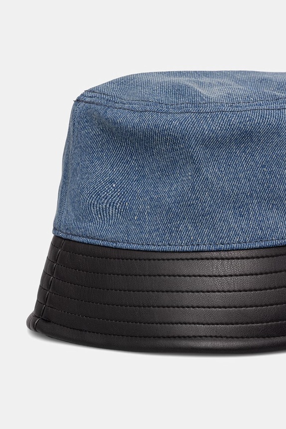 Akcesoria Karl Lagerfeld Jeans kapelusz bucket damski jeansowy B3W33052 niebieski