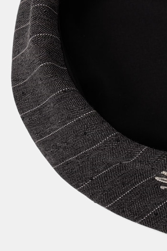 Karl Lagerfeld beretka za žene K/AUTOGRAPH siva B3W33025