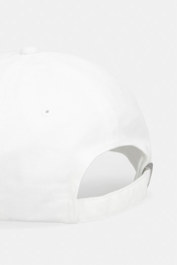 Akcesoria Calvin Klein czapka bejsbolówka damska bawełniana LV04F5089G biały