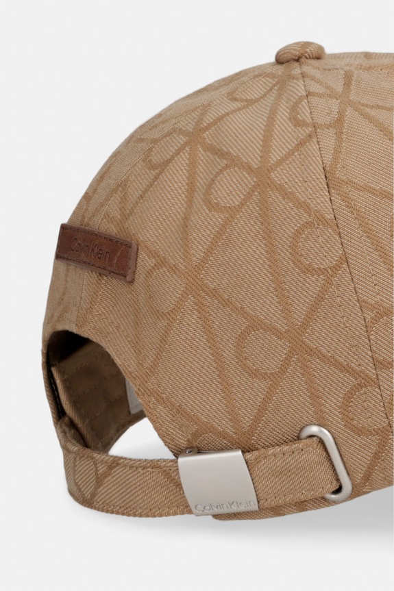 Doplňky Calvin Klein kšiltovka dámská LV04F5082G béžová