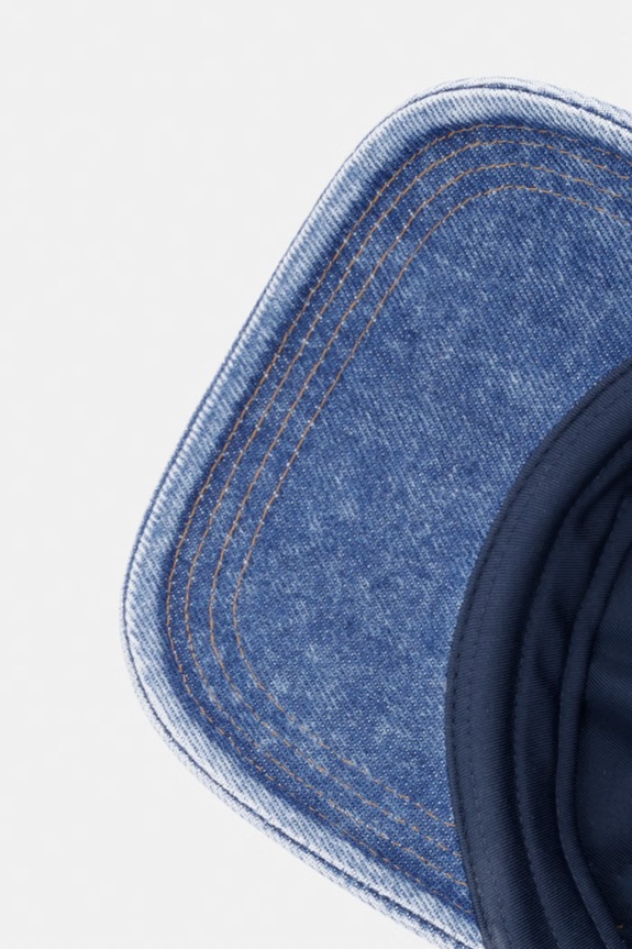 Tommy Jeans czapka z daszkiem damska jeansowa niebieski AW0AW18836