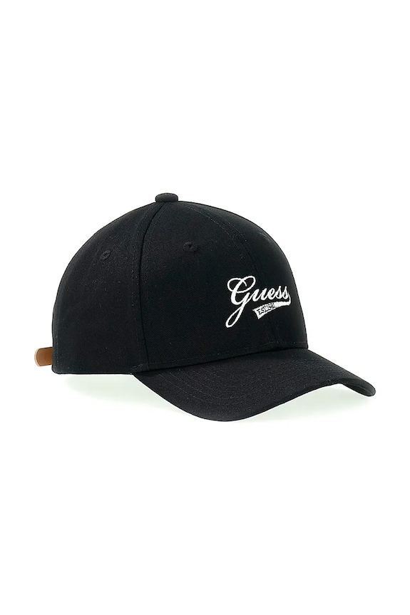 Guess καπέλο με γείσο παιδικό βαμβακερό μαύρο H6YZ13.W2605.9BY2