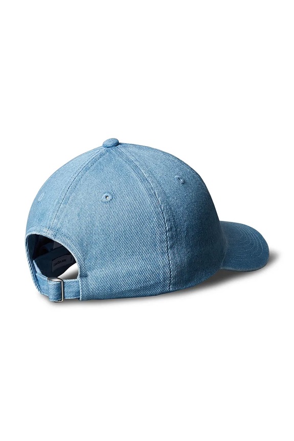 Calvin Klein Jeans kšiltovka dětská džínová IU0IU00738.9BY2 modrá AW26