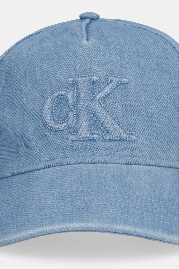 Calvin Klein kšiltovka pánská džínová LV04D5166G modrá AW26