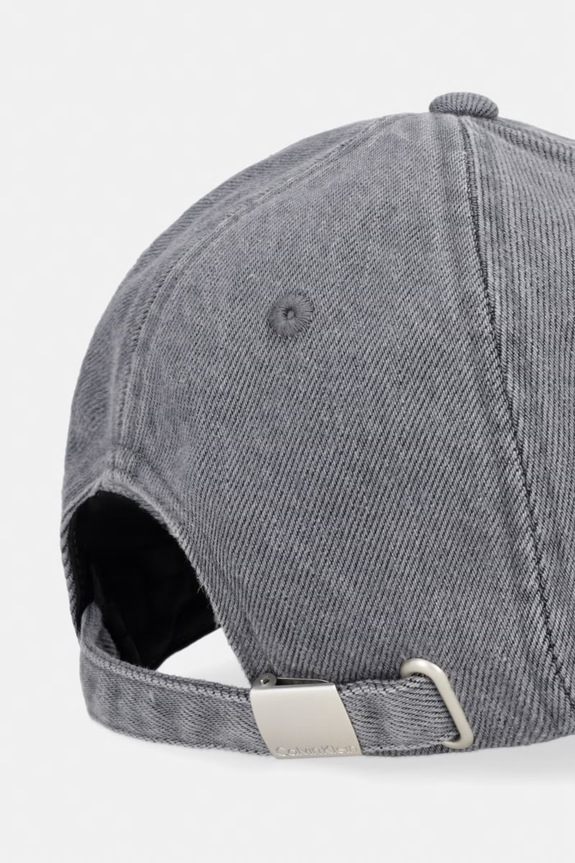 Kiegészítők Calvin Klein siltes sapka férfi farmer LV04D5166G szürke