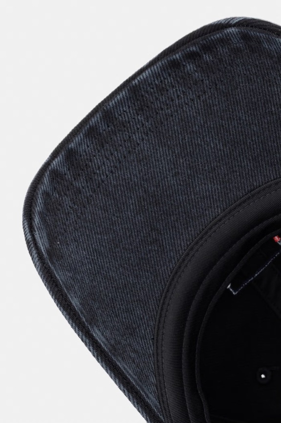 Tommy Jeans czapka z daszkiem męska jeansowa czarny AM0AM14324