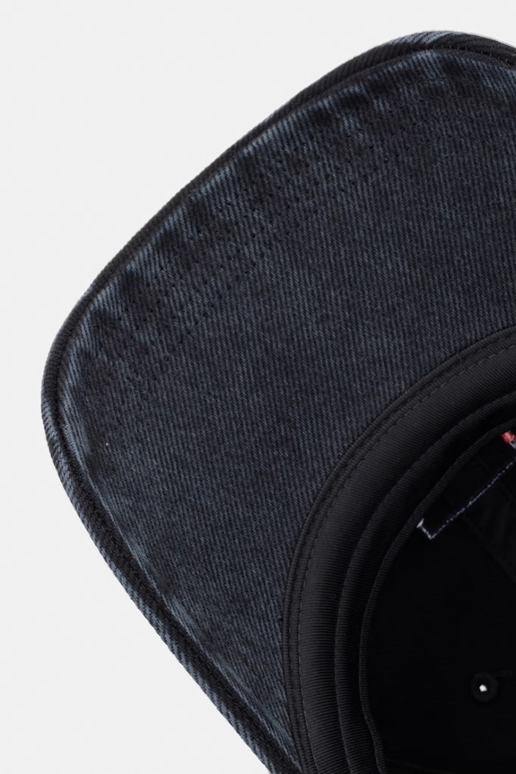 Tommy Jeans czapka z daszkiem męska jeansowa czarny AM0AM14324