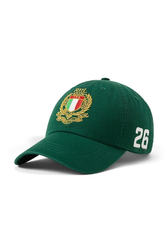 Polo Ralph Lauren кепка чоловіча бавовняна зелений 710B21778