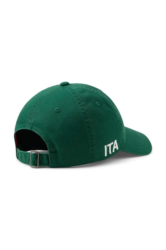 Polo Ralph Lauren berretto da uomo in cotone 710B21778 verde AW26