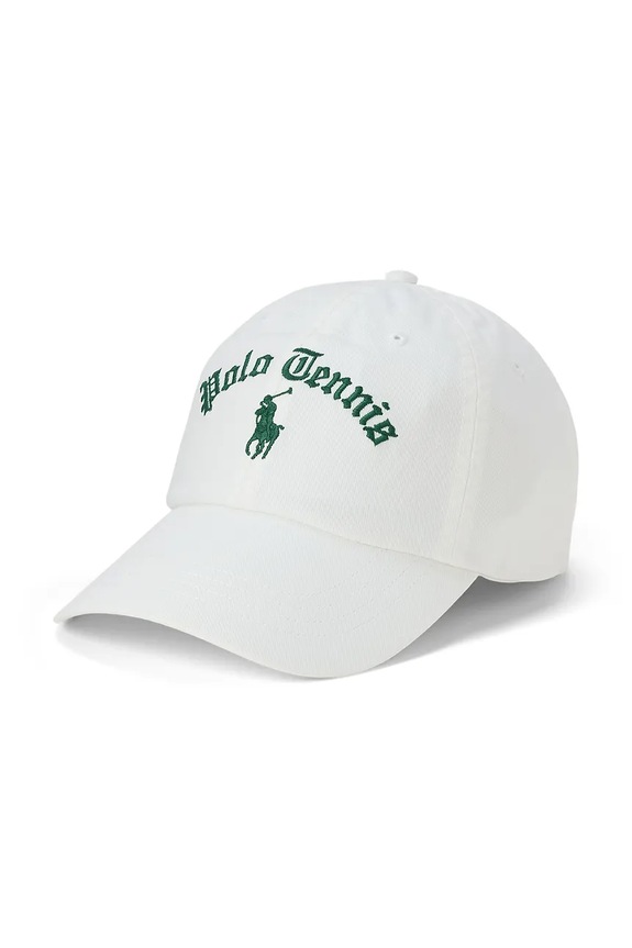 Polo Ralph Lauren șapcă de baseball pentru bărbați, din bumbac alb 710B19129