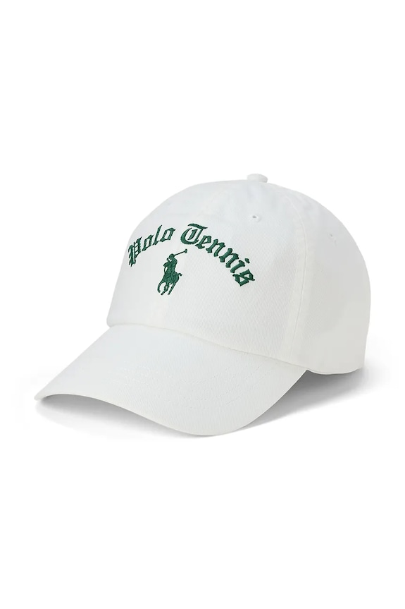 Polo Ralph Lauren șapcă de baseball pentru bărbați, din bumbac alb 710B19129
