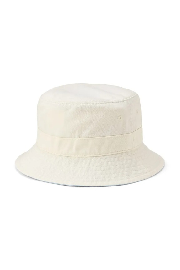 Polo Ralph Lauren bucket klobouk pánský bavlněný 710B19127 bílá AW26