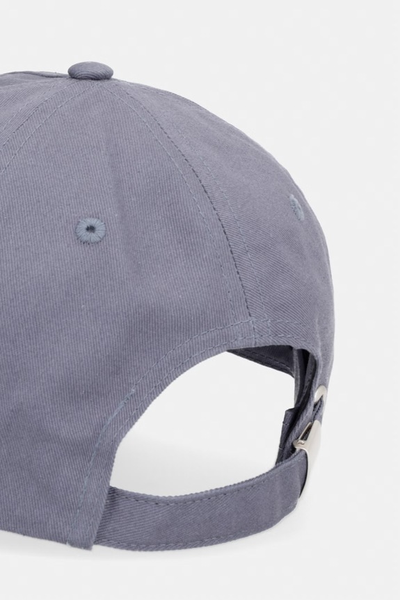 Doplnky Calvin Klein čiapka so šiltom pánska bavlnená LV04D5136G sivá