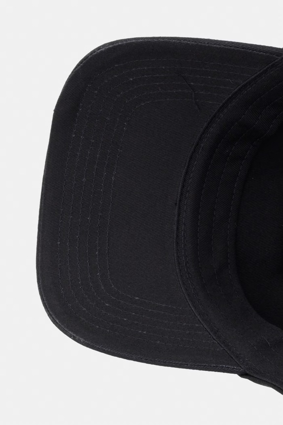 Calvin Klein czapka z daszkiem męska bawełniana czarny LV04D5136G