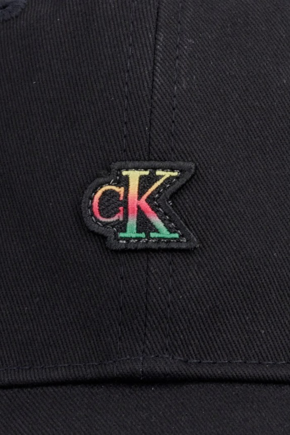 Calvin Klein czapka bejsbolówka męska bawełniana LV04D5133G czarny AW26