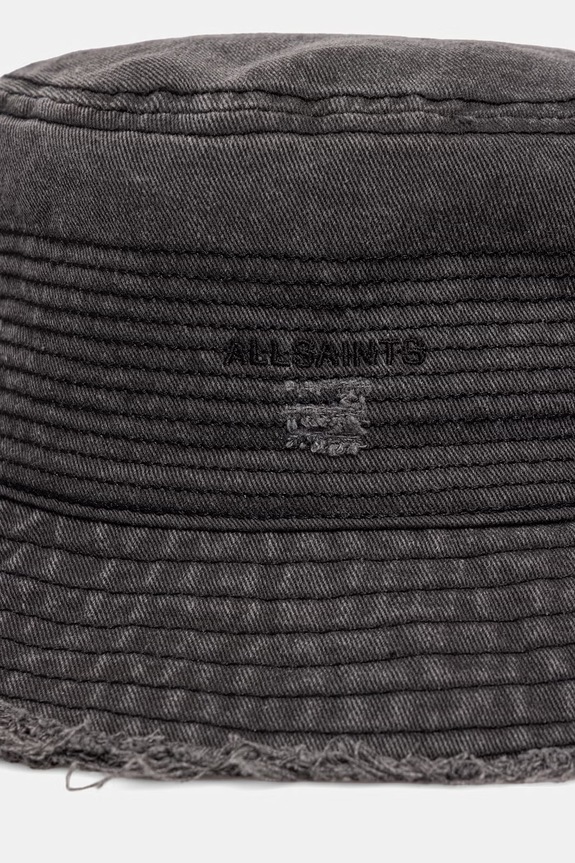 AllSaints kapelusz bucket męski jeansowy 29M105XE czarny AW26
