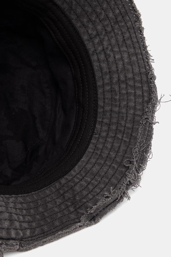 AllSaints kapelusz bucket męski jeansowy czarny 29M105XE
