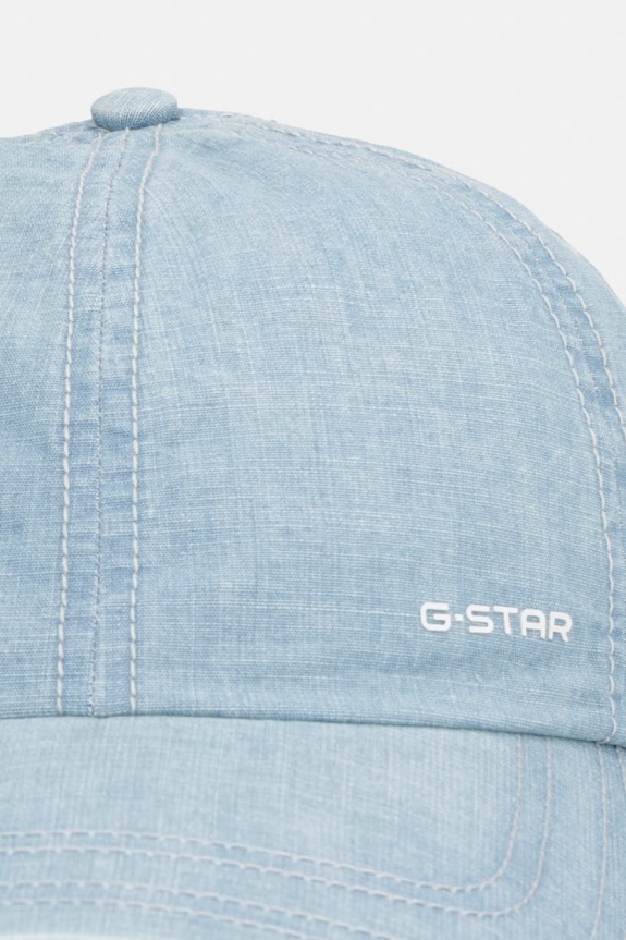 G-Star czapka z daszkiem męska bawełniana Avernus Baseball D29123.E356 niebieski AW26