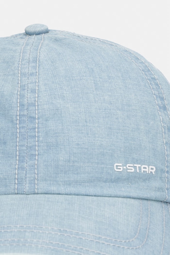 G-Star czapka z daszkiem męska bawełniana Avernus Baseball D29123.E356 niebieski AW26