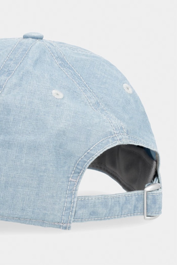 Akcesoria G-Star czapka z daszkiem męska bawełniana Avernus Baseball D29123.E356 niebieski