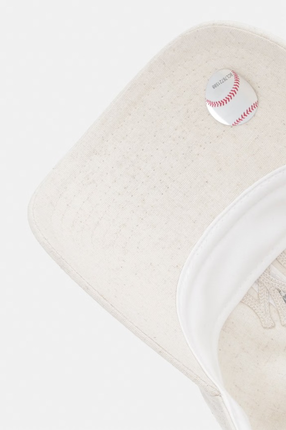 New Era καπέλο με γείσο από πρόσμιξη λινού MIDI LINEN 920 NYY μπεζ 60856309