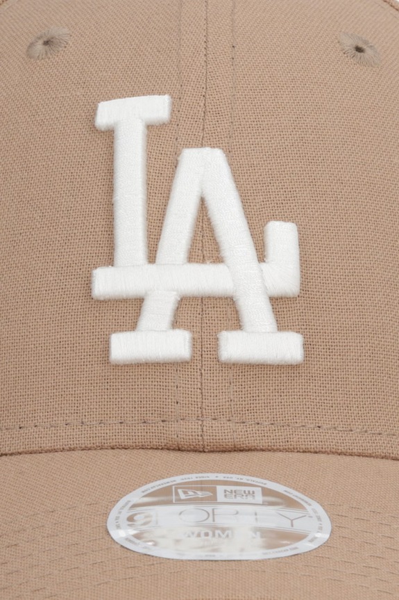 New Era καπέλο με γείσο από πρόσμιξη λινού LINEN 940 LA DODGERS 60856358 καφέ AW26