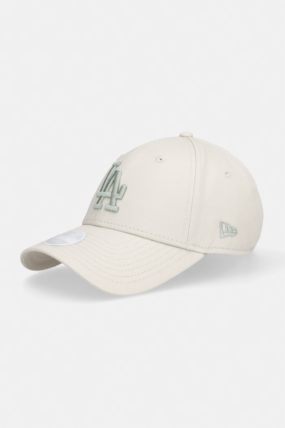 New Era Καπέλο με γείσο από βαμβάκι LE 940 LA DODGERS μπεζ 60856376