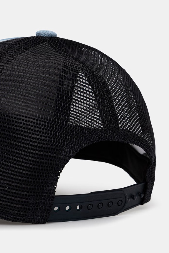 Αξεσουάρ New Era καπέλο trucker DENIM LEATHER PATCH TRUCKER 60856334 μπλε