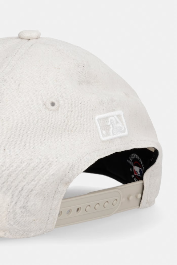 Αξεσουάρ New Era καπέλο μπέιζμπολ από πρόσμιξη λινού 940 MC NYY 60856285 μπεζ