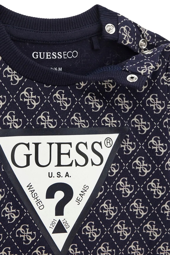 Chłopiec Guess komplet codzienny dziecięcy bawełniany I6YG01.K3964.9BY2 czarny