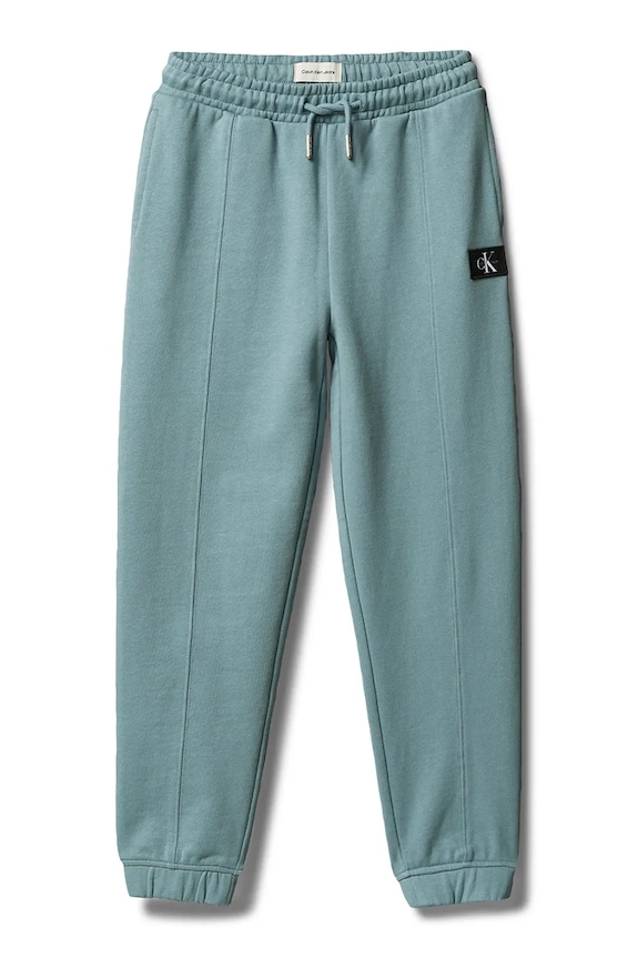 Calvin Klein Jeans teplákové nohavice detské bavlnené LVCKTJC42B.128.176.9BY2 modrá AW26
