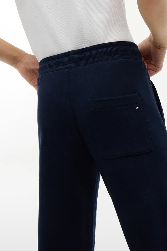 Tommy Hilfiger teplákové nohavice detské s bavlnou KG0KG09448.9BY2 tmavomodrá