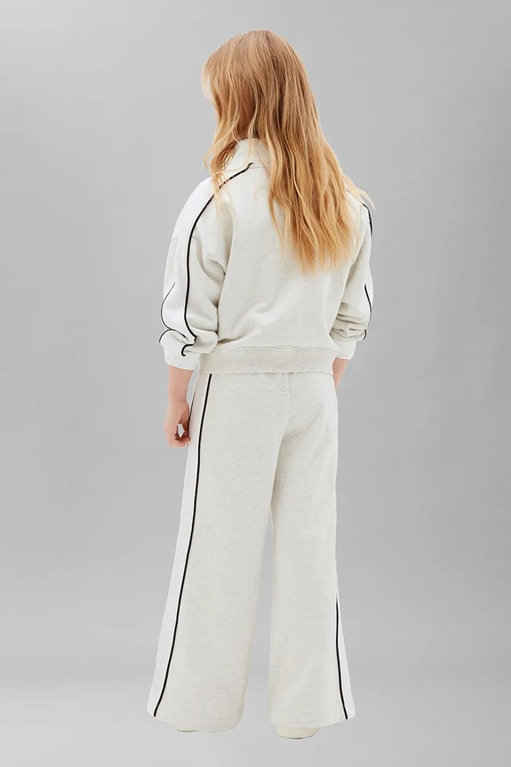 Dievča Calvin Klein Jeans tepláková súprava detská bavlnená LVCKTJI12G.128.170.9BY2 biela
