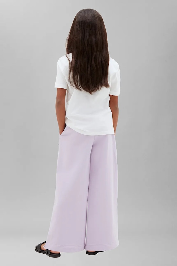 Fete Calvin Klein Jeans pantaloni de trening pentru copii din bumbac LVCKTJC36G.128.170.9BY2 violet