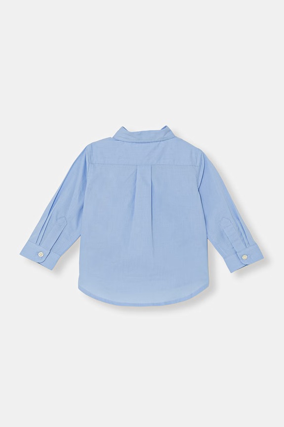 Polo Ralph Lauren сорочка для немовлят бавовняна 320952199001 блакитний AW26