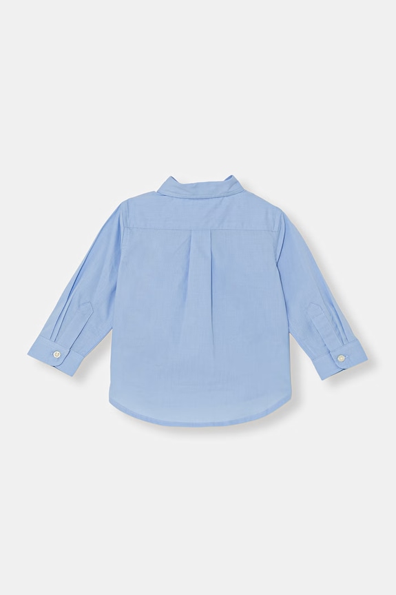 Polo Ralph Lauren сорочка для немовлят бавовняна 320952199001 блакитний AW26