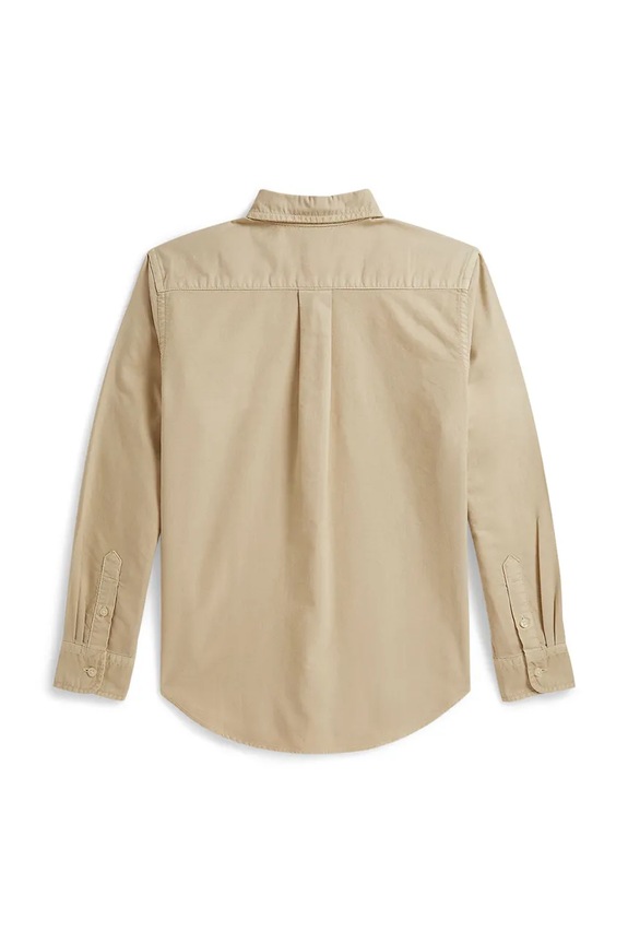 Polo Ralph Lauren košulja za djecu od pamuka 323858909502 bež AW26