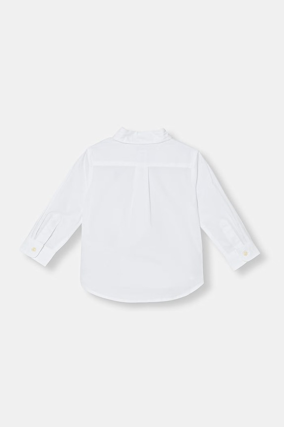 Polo Ralph Lauren πουκάμισο βρεφικό βαμβακερό 320952199002 λευκό AW26