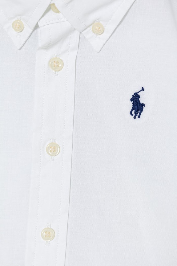 Αγορίστικα Polo Ralph Lauren πουκάμισο βρεφικό βαμβακερό 320952199002 λευκό