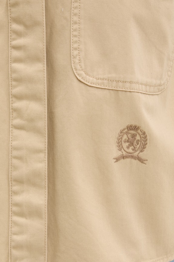 Tommy Jeans košile dámská bavlněná DW0DW22942 béžová