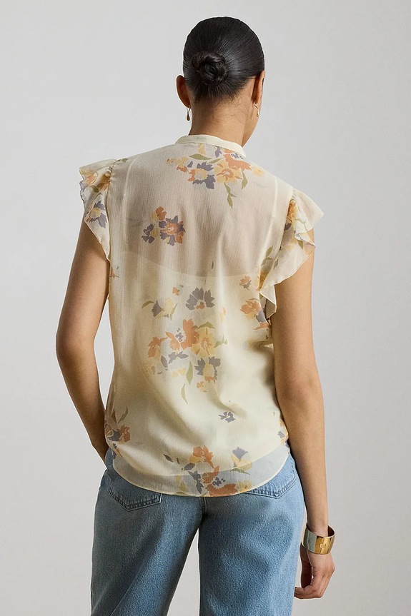Lauren Ralph Lauren bluzka damska 200P13955 beżowy AW26