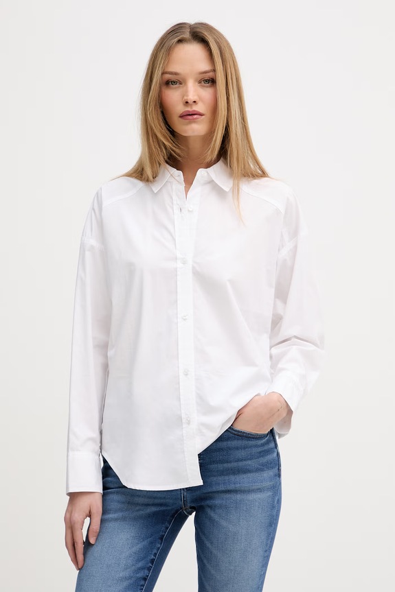 DKNY koszula damska bawełniana biały DJ6W2243
