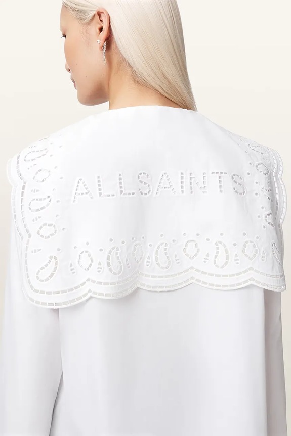 AllSaints koszula damska bawełniana MARIE W042PE biały