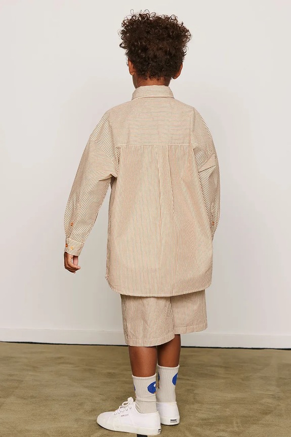 Mini Rodini koszula dziecięca bawełniana Poplin 26620102