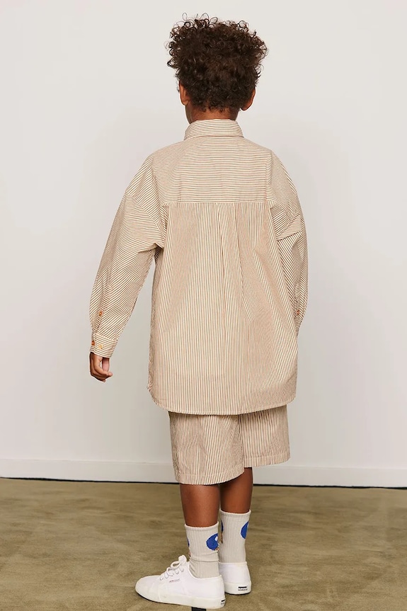 Mini Rodini koszula dziecięca bawełniana Poplin 26620102