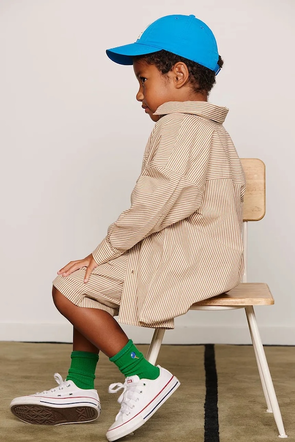 Mini Rodini koszula dziecięca bawełniana Poplin 26620102