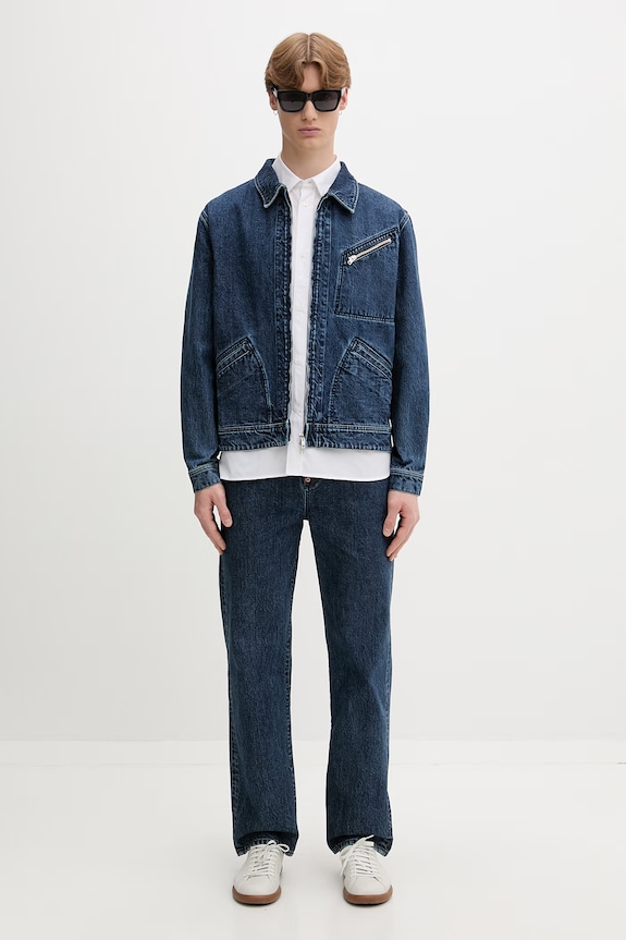 Kenzo koszula męska bawełniana FG65CH4619LF biały AW26